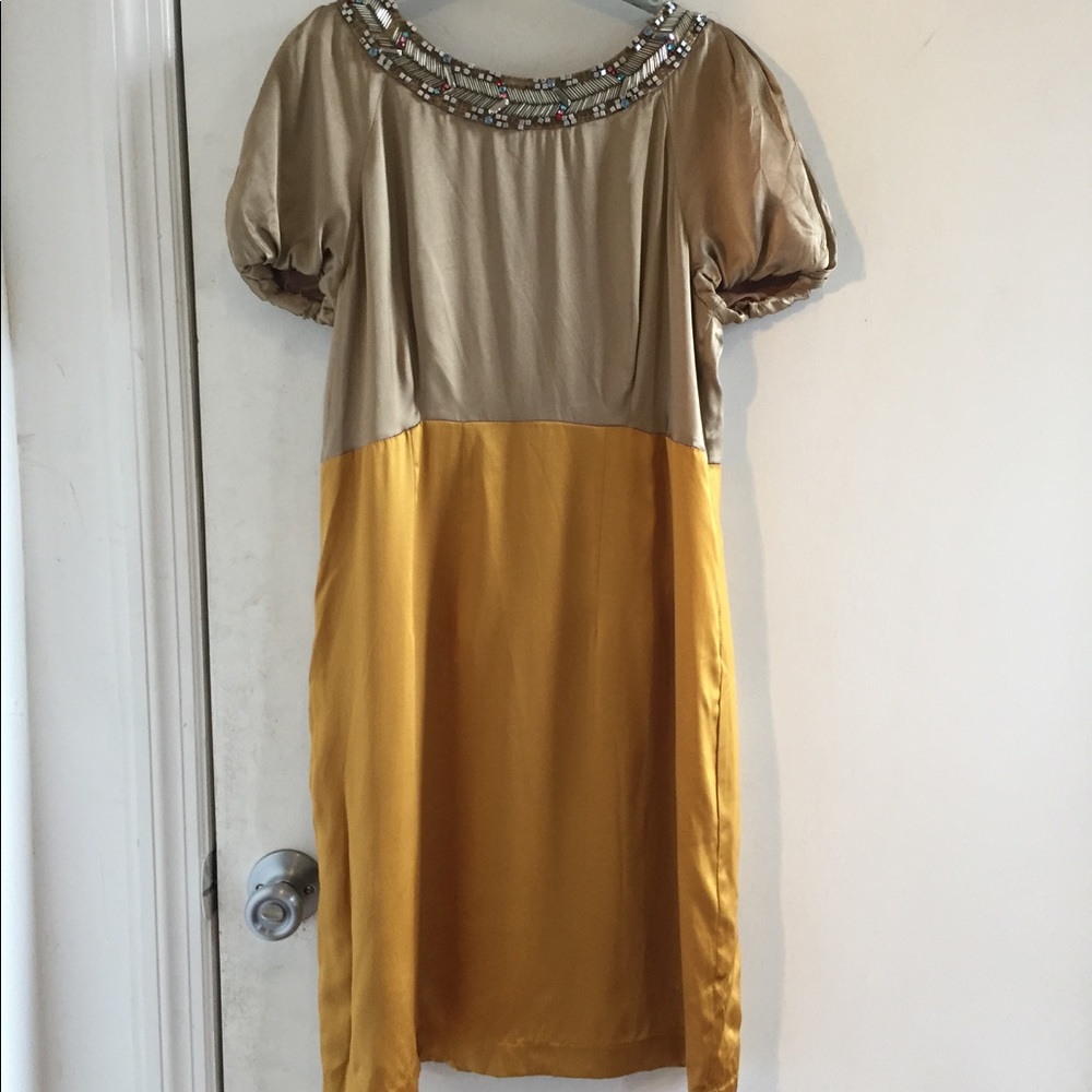 Matthew Williamson jewel silk cocktail dress sz.6